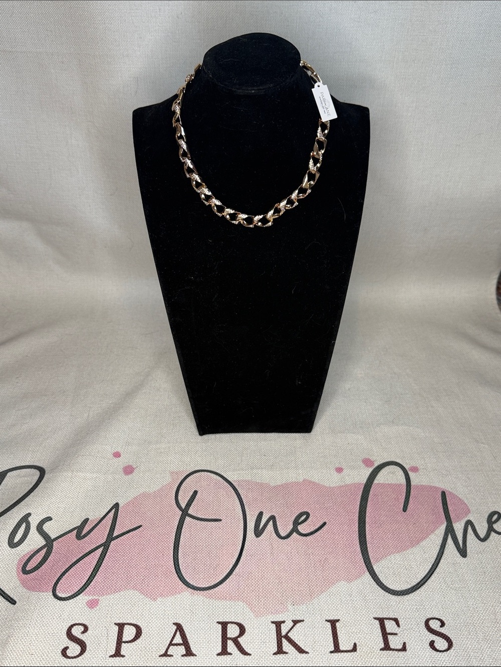 Park Lane Polished Gold-Tone Link Necklace